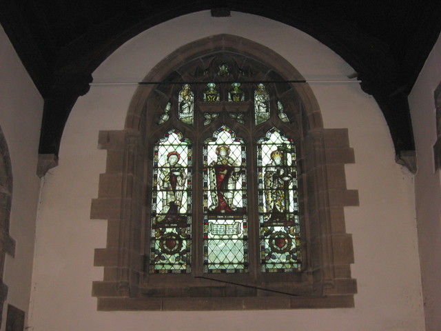 The East window, now fully visible