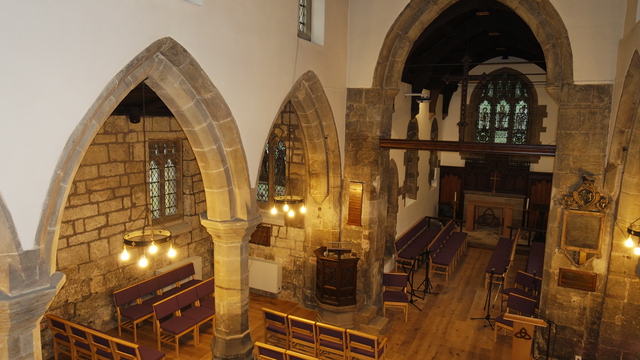 South West of the Nave and Chancel